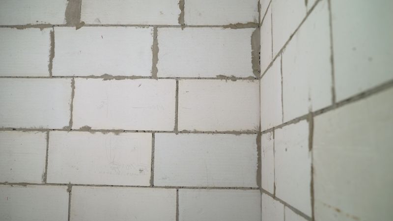 Cinder Block Wall Repair detail